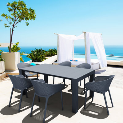 Farrah 86" Patio Dining Set