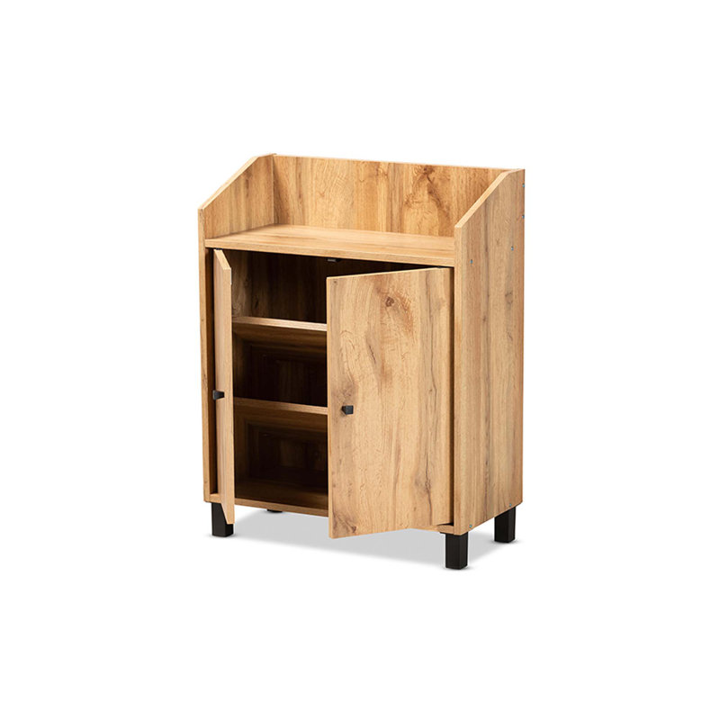 Armoire de rangement pour chaussures 8 paires iHome Studio, Brun