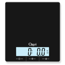 Ozeri Touch Waterproof Digital Kitchen Scale, Washable and Submersible 