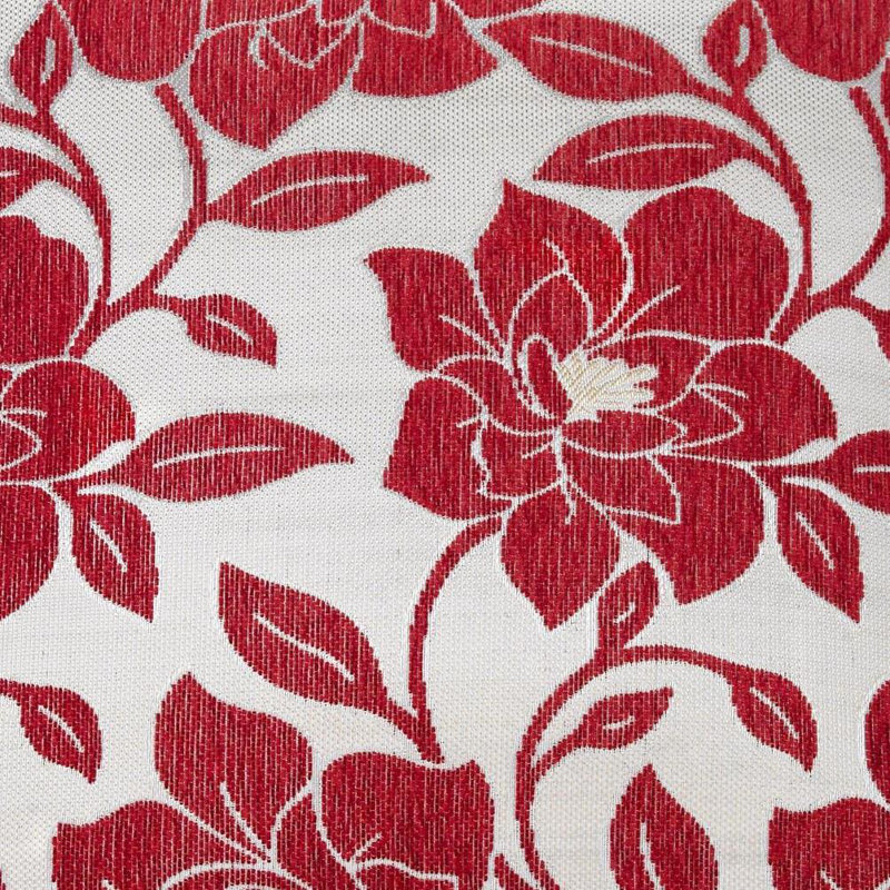 Darionne Floral Square Cushion, Red, 55 x 55cm