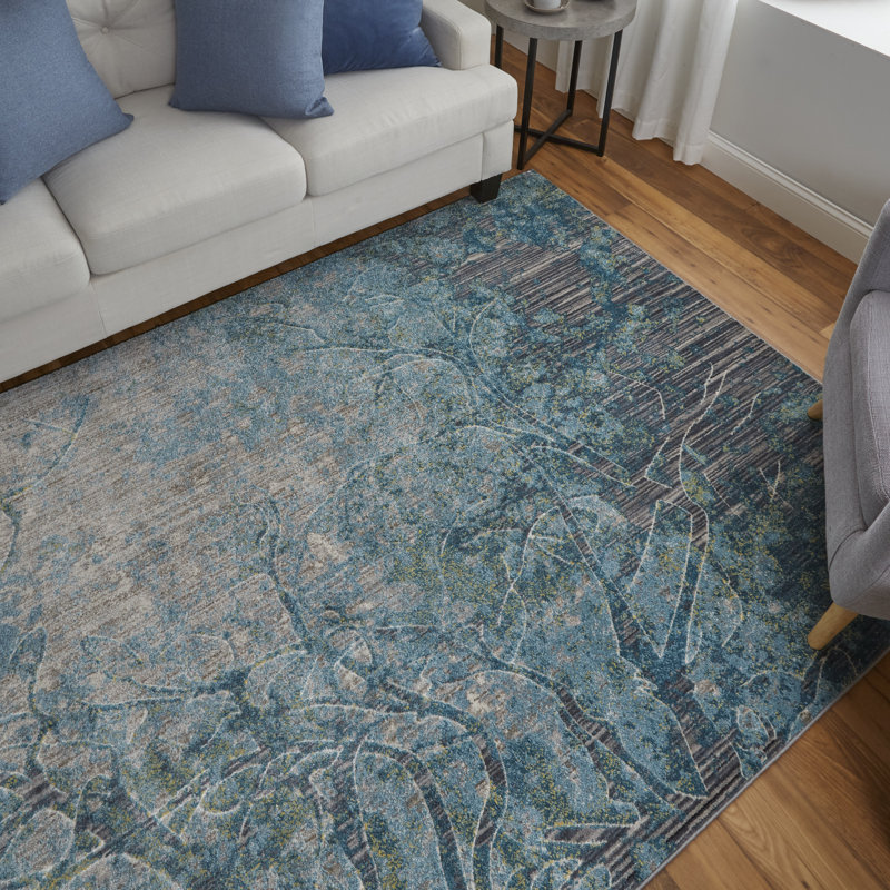 Wolken Abstract Indoor Rug, Rectangle 2'2" x 4'