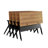 Commercial Nesting Flip Training Table With Steel Frame And Y-Legs-2090174336-2090174339
