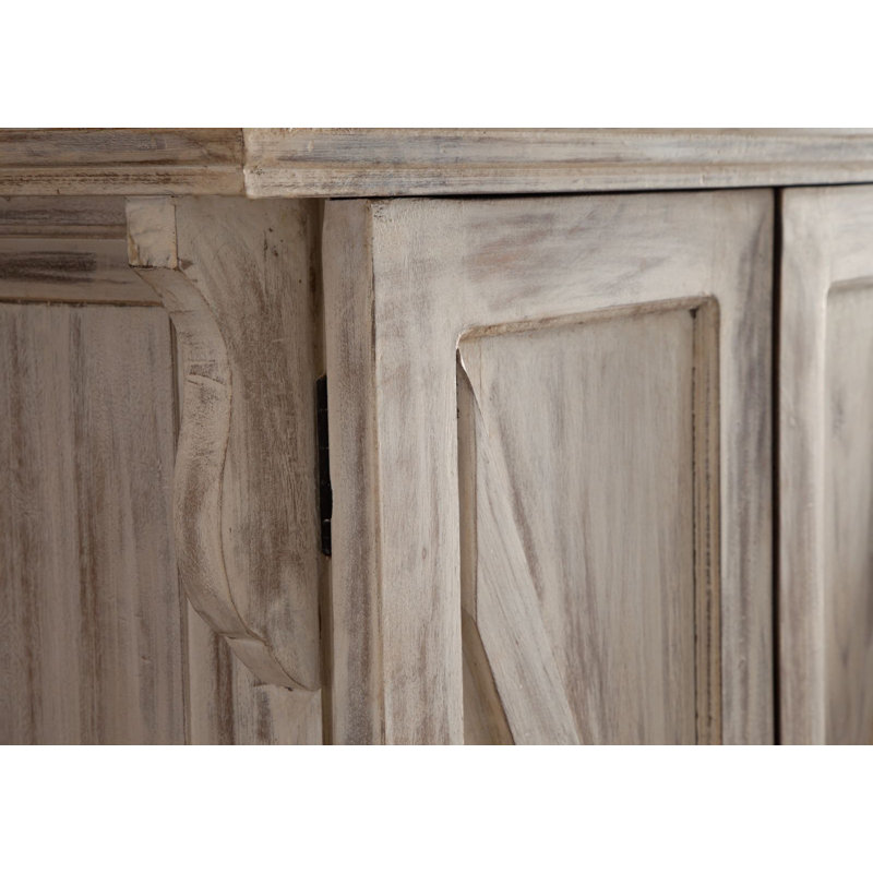 Castle 2 Door Solid Wood Wardrobe