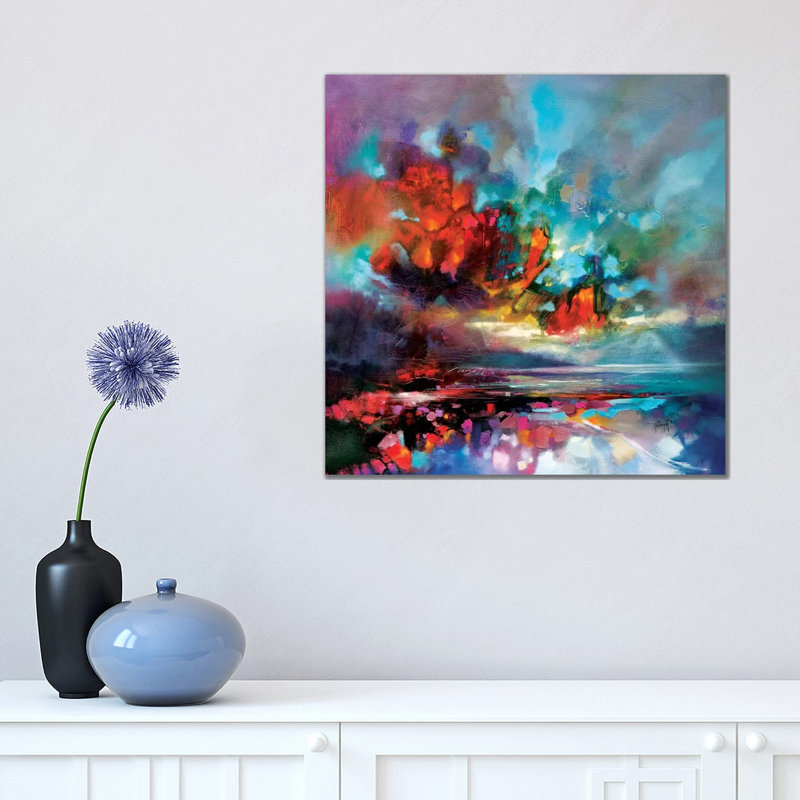 Solidify I by Scott Naismith - Painting on Canvas, 45.72 cm H x 45.72 cm W x 1.91 cm D, Wrapped Canvas