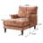 Comfortable and Durable Recliner Chair with Spacious Seating Perfect for Living-112632366
