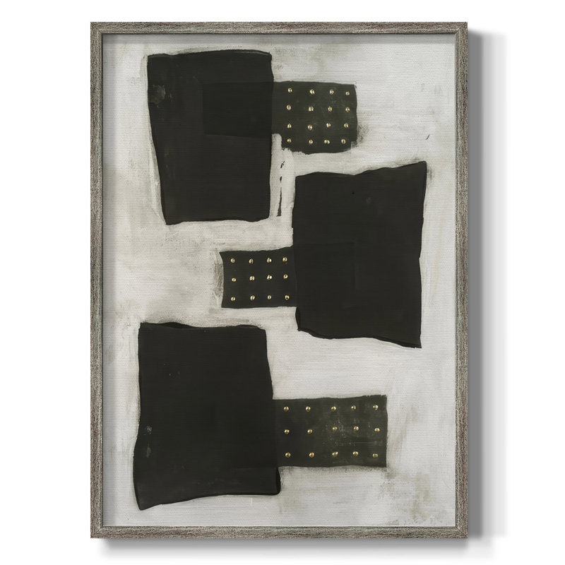 Impression encadrée «Black II» - Bois massif, H 11 po x l 9 po