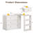Extendable Makeup Vanity Desk With 6 Drawers-120142151