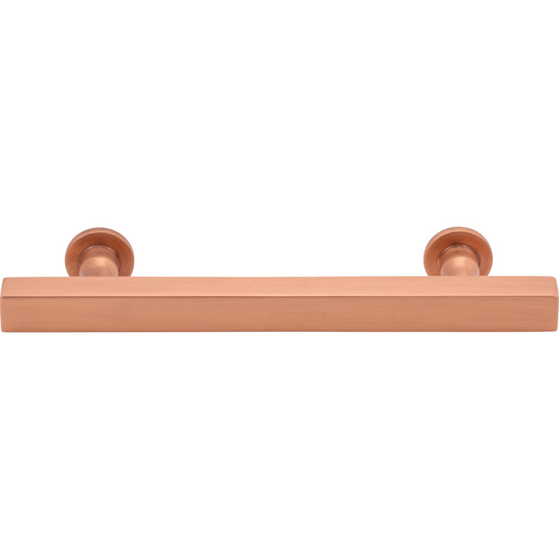 Dante Bar Pull, Polished Nickel, 3 3/4"