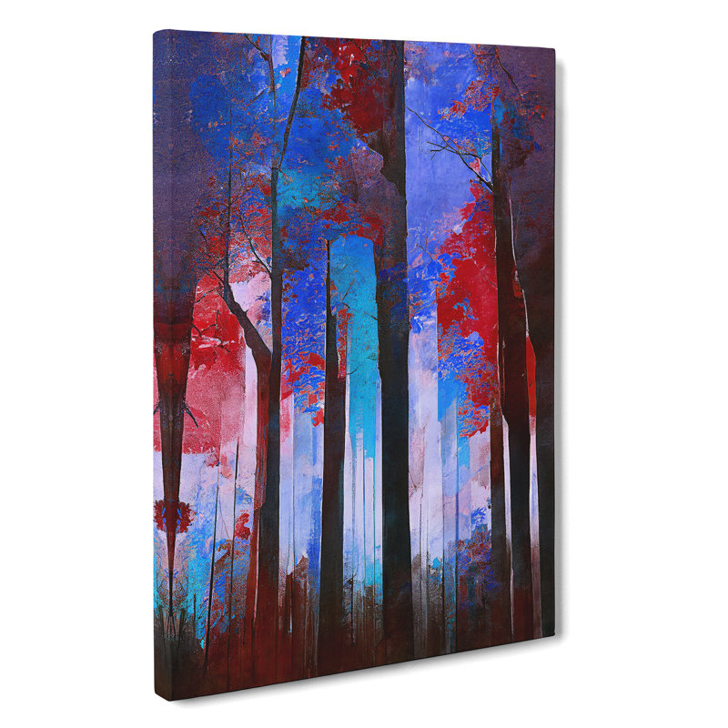 Forest Expressionism No.6 - Wrapped Canvas, 50cm H x 35cm W