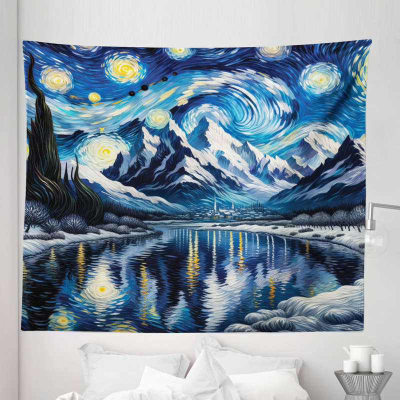 Tapisserie en microfibre, H 104 po x l 88 po