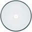 Lavabo de salle de bain rond de type vasque en verre titane de L 17 po l 6 po Giovanni-100503761