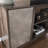 Lucely 149'' W Brown/Antique Silver Electric Fireplace