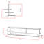Ingigerth Unfinished Entertainment Centre for TVs up to 55"