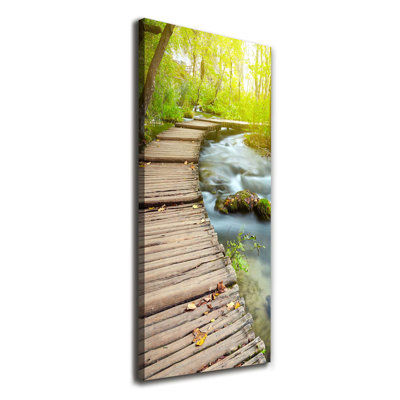 Path In The Forest - Wrapped Canvas Print