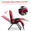 Fauteuil inclinable inclinable avec coussin rembourré Outsunny-774043346