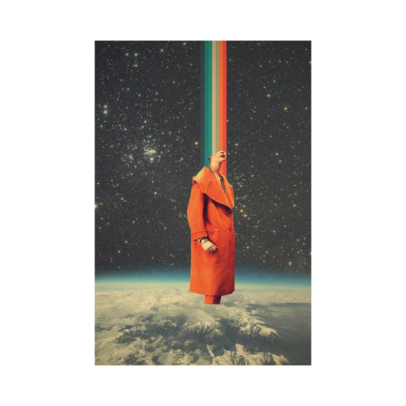 «Spacecolor» par Frank Moth, impression sur toile tendue, H 12 po x l 8 po x P 0,75 po