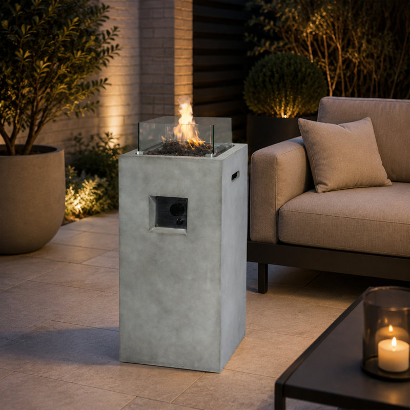 Pawleys Column Concrete Propane Smokeless