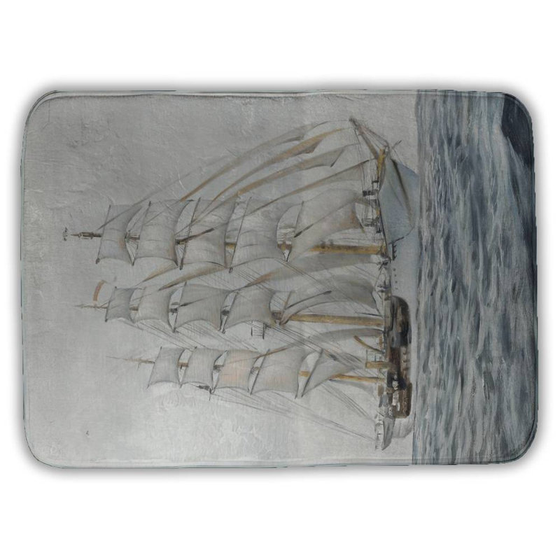 Feguens Non-Slip Bath Mat, 17"W x 24"L