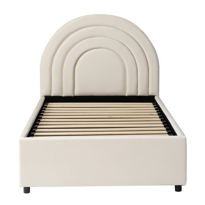 Bed, Beige