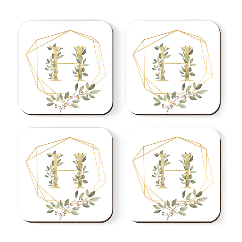 Sous-verres Café à monogramme, H