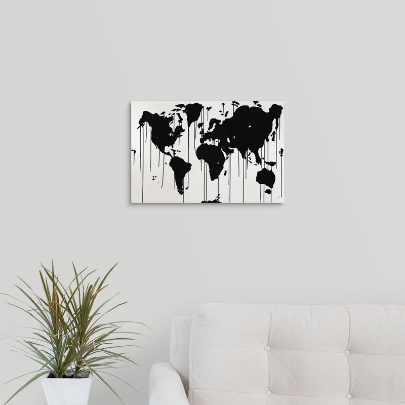 « global chauffant », impression sur toile, Toile tendue, H 12 po x l 18 po x p 1,25 po