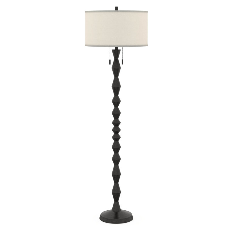 Zenith - 66" Floor Lamp - Black Finish