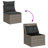  Garden Sofa Set Grey