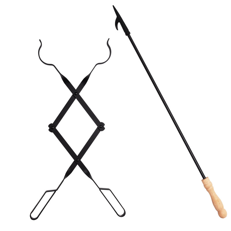 Ensemble d'outils de foyer en fer Abbo