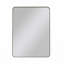 Miroir mural, miroir rectangulaire noir, cadre en métal, miroir de coiffeuse, pour salle de bain, salon, chambre à coucher, décoration murale-2013959220