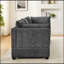 Canapé-lit modulaire convertible avec repose-pieds, canapé 3 places en L avec accoudoirs rembourrés, canapé Cloud pour salon, appartement et bureau