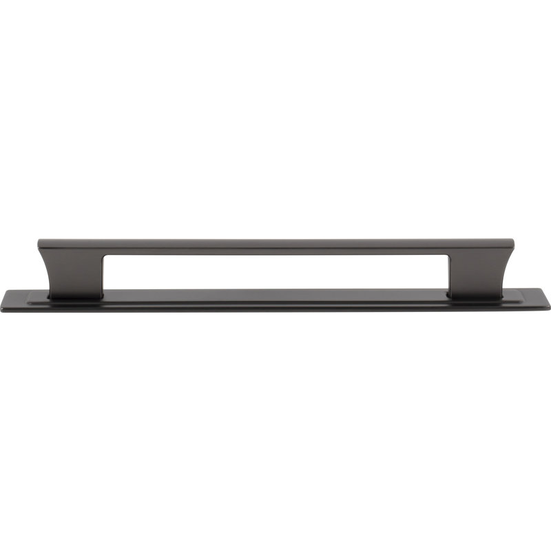 Zander 12" Center To Center Bar Pull, 7 9/16", Slate