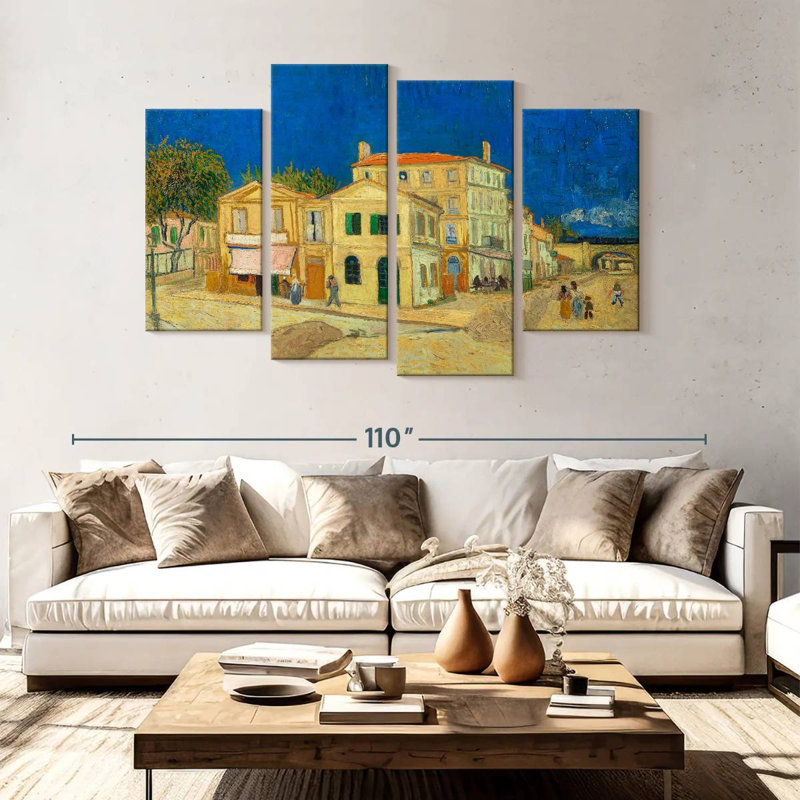Sireci The Yellow House, 54" H x 84" W