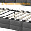 Upholstered Daybed with Drawer Storage-1510363922-1510363926