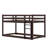 Solid Rubber Wooden Twin over Twin Loft Bed with Ladder-105501997