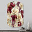 Maldon - Floral Cylinder Shape Assymterical Metal Wall Art-110483972