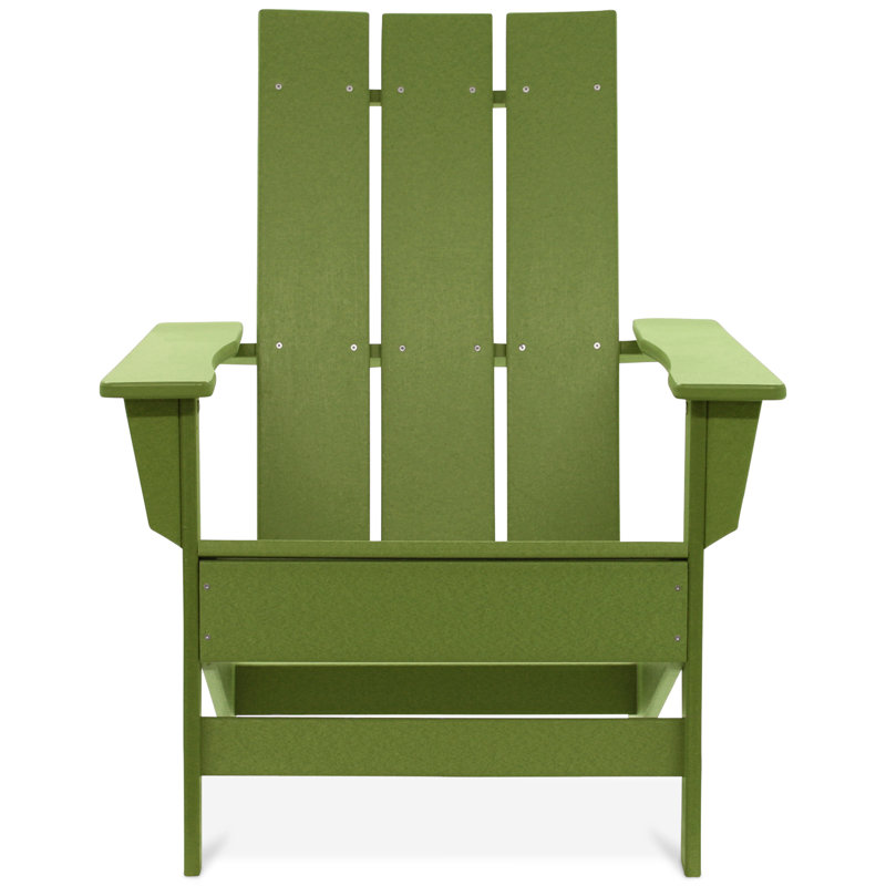 Ratcliff All-Weather HDPE Adirondack Chair, Lime Green
