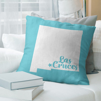 US Cities & States Las Cruces New Mexico Pillow