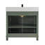 36" Solid Wood Sink Vanity With 1' Artificial Stone Top-451266699-451266698