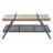 Oak and Sandy Grey 1-shelf Coffee Table