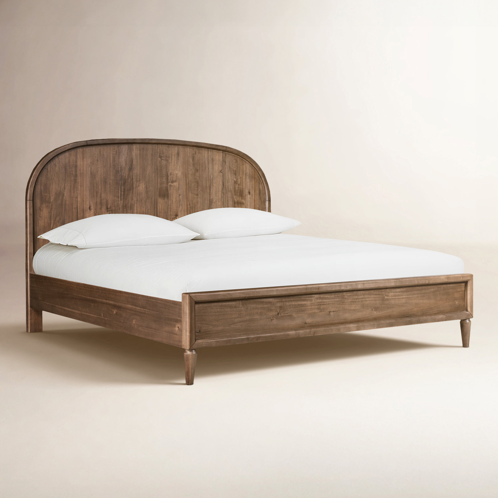 August Solid Wood Platform Bed, Queen