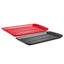 Ensemble de 2 plateaux de service en plastique 17 x 10,35 pouces