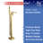 Floor Tub Filler with Diverter-72876261