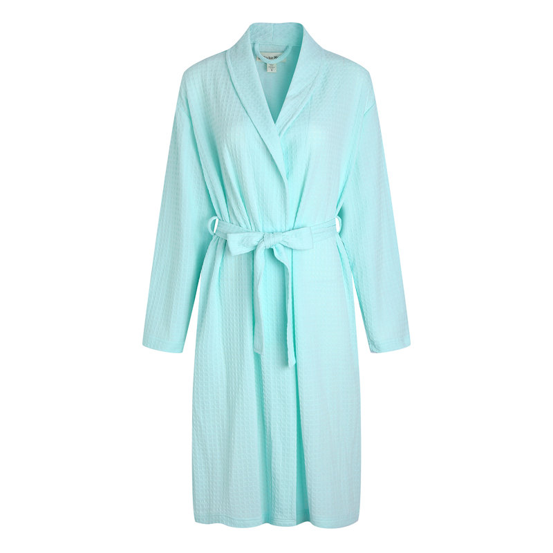 Peignoir fille / femme + mi-mollet avec poches, 3XL