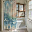 Rideau de douche 1 pièce Gentle Tidal Drift-359576032
