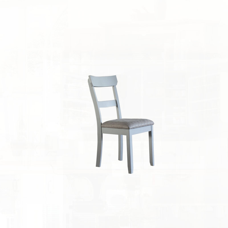 Chaise d'appoint à finition bicolore