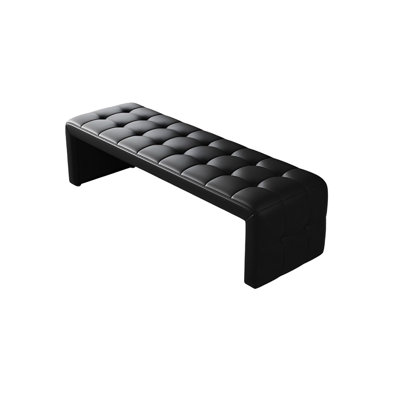 Labovick Leather Match Upholstered Bench