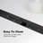24" Linear Shower Drain With Bar Pattern Grate