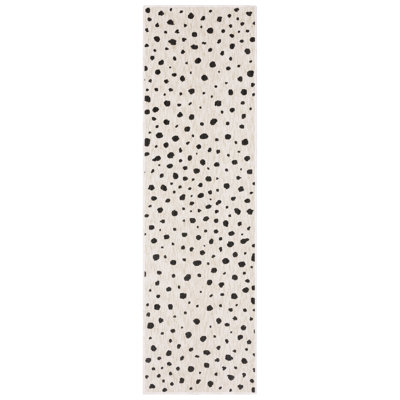 Tapis beige / noir Harlow