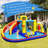 14.1' x 11.58' Bounce House with Water Slide and Air Blower
