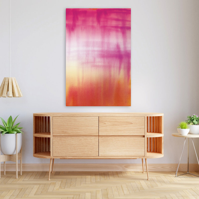 Dip Dye II Bright Contemporary Abstract Contemporary, H 24 po x l 16 po